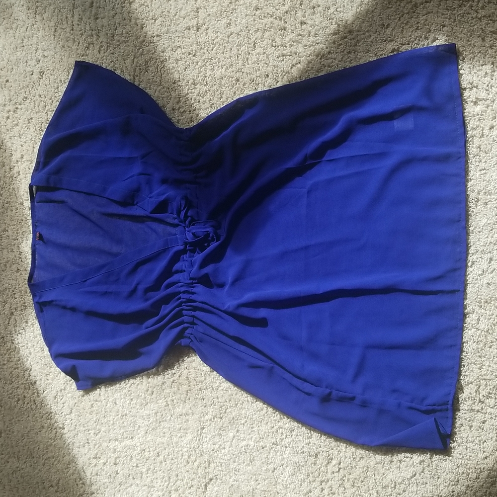 Avidlove Blue Sheer Cover Up